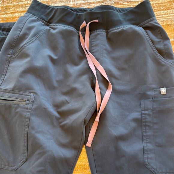 Figs Pink and Gray pants - Picture 2 of 6